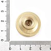 Texture Theme Round Brass Stamp Head AJEW-M036-01B-G-4