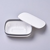 Portable Plastic Soap Container with Cover AJEW-WH0104-77-2