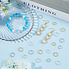 240Pcs 6 Styles Alloy Bead Frames FIND-SP0002-53-4