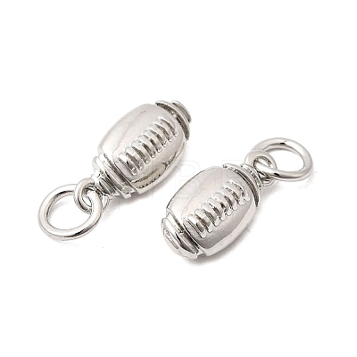 Sports Brass Charms KK-A289-04A-P-1