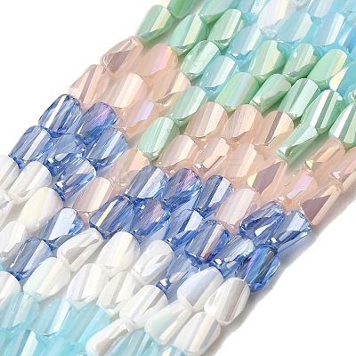 Electroplate Glass Beads EGLA-D300-01A-03-1