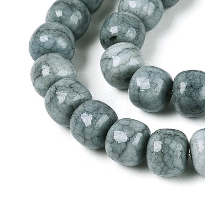 Ombre Effect Dyed Glass Beads Strands GLAA-N067-01A-15-1