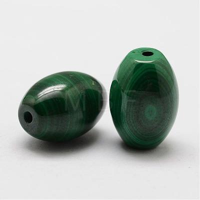 Barrel Natural Malachite Beads G-I178-02-10x14-1
