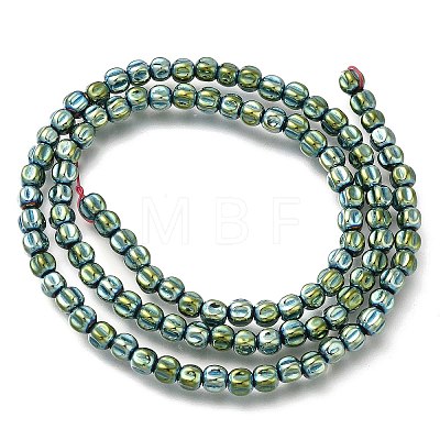 Electroplated Synthetic Non-magnetic Hematite Beads Strands G-C154-A01-01H-1