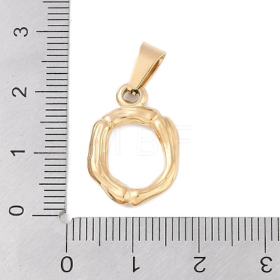 304 Stainless Steel Pendants LS-STAS-F235-01G-O-1