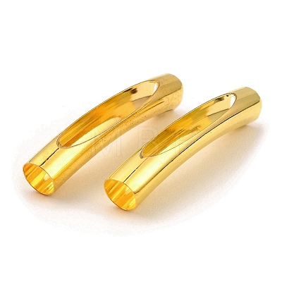 Brass Tube Beads KK-D040-04G-1