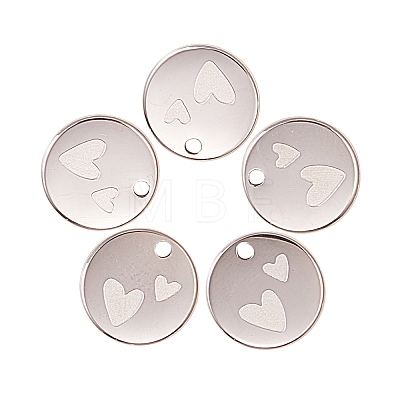 304 Stainless Steel Pendants STAS-CJC0003-48-1