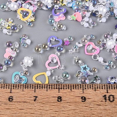 Plastic & Resin & Glass Shining Nail Art Glitter MRMJ-T080-13C-1