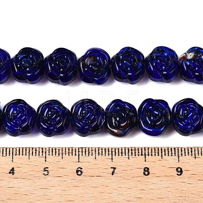 Handmade Lampwork Beads Strands LAMP-T021-26J-1