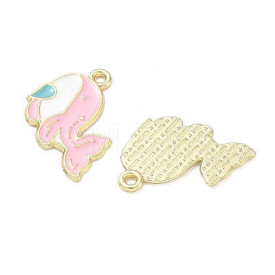 Alloy Enamel Pendants AL-CBA292F-01B-G-1