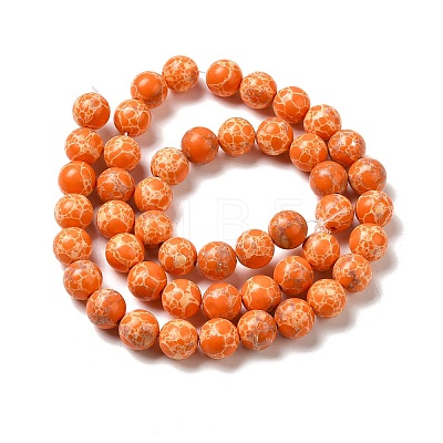 Synthetic Imperial Jasper Dyed Beads Strands G-P507-01A-05-1