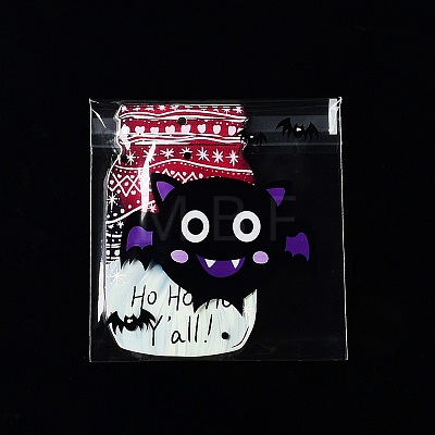 Halloween Theme Plastic Bakeware Bag ABAG-F007-03C-1