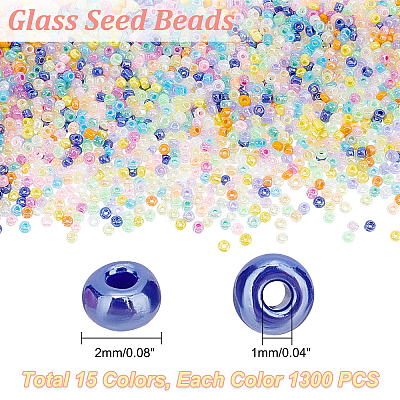 Glass Seed Beads SEED-PH0012-06-1