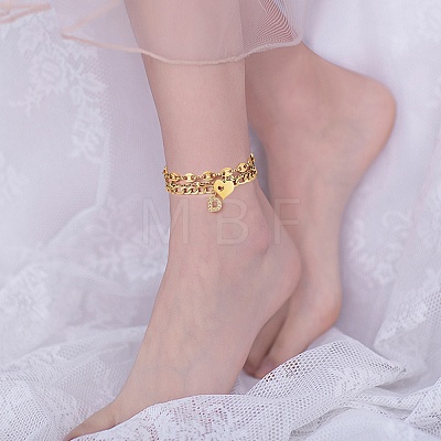 Anklets Sets AJEW-AN00383-14-1