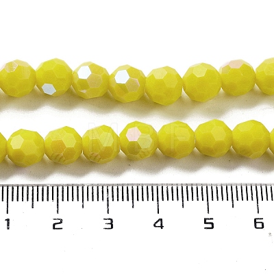 Opaque Glass Beads Strands EGLA-A035-P8mm-L04-1