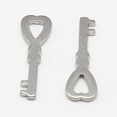 304 Stainless Steel Pendants STAS-K002-35A-1