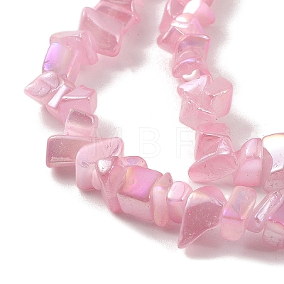 Spray Painted Glass Beads Strands GLAA-P062-C02-1