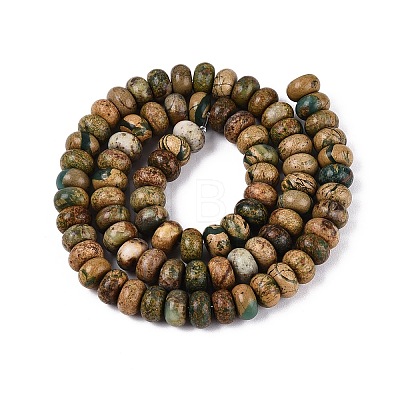 Natural Verdite Stone Beads Strands G-N367-02A-11-1