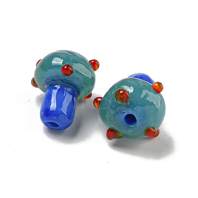 Handmade Lampwork Beads Strands LAMP-N025-03N-1