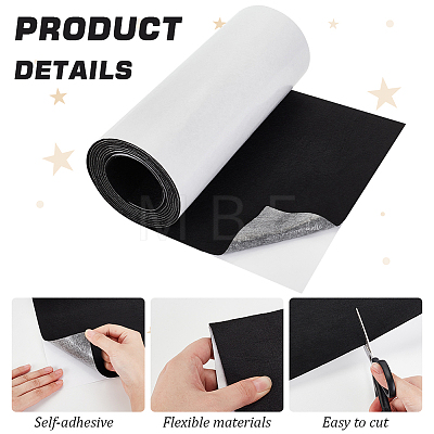 Self-Adhesion Polyester Felt Fabric DIY-WH0430-455B-03-1