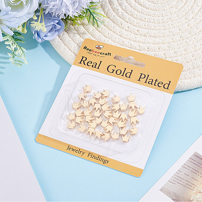 50Pcs Brass Beads KK-BBC0027-41B-1