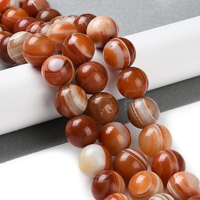 Natural Eye Agate Beads Strands G-NH0019-F03-02-1