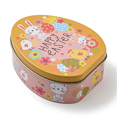 Easter Theme Cartoon Tinplate Gift Box CON-G020-01A-1