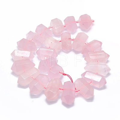 Natural Rose Quartz Beads Strands G-F715-035-1
