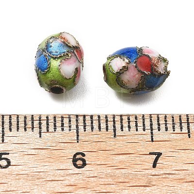 Handmade Cloisonne Beads CLB-Q002-04A-1