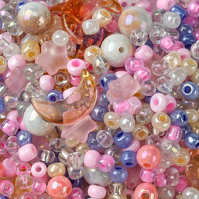 DIY Moon & Star Jewelry Making Findings Kits GLAA-YW0003-42A-1
