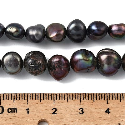 Natural Cultured Freshwater Pearl Beads Strands PEAR-P064-19J-05E-1