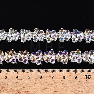 Electroplate Glass Beads Strands EGLA-T028-02A-1