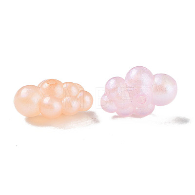 Transparent Acrylic Beads X-OACR-Z013-02B-1