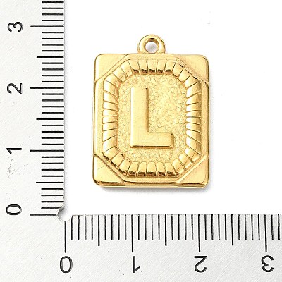 Ion Plating(IP) 304 Stainless Steel Pendants STAS-U033-01G-L-1