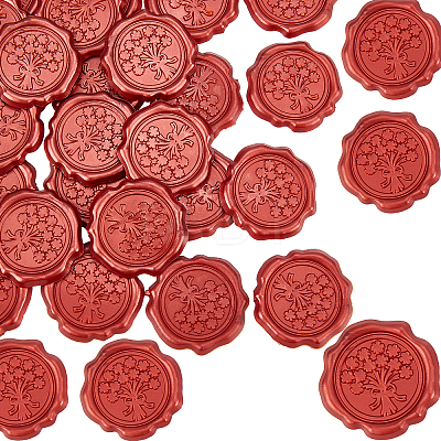 Adhesive Wax Seal Stickers DIY-WH0201-08A-1