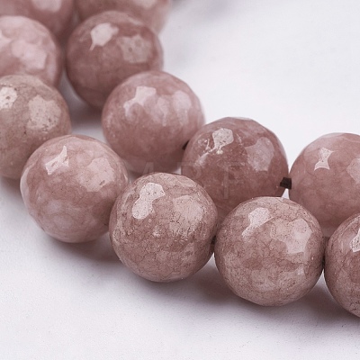 Natural Jade Bead Strands G-R166-10mm-16-1