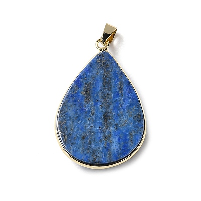 Natural Lapis Lazuli Dyed Pendants G-R486-03G-B-1