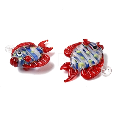 Handmade Lampwork Pendants LAMP-B035-01A-06-1