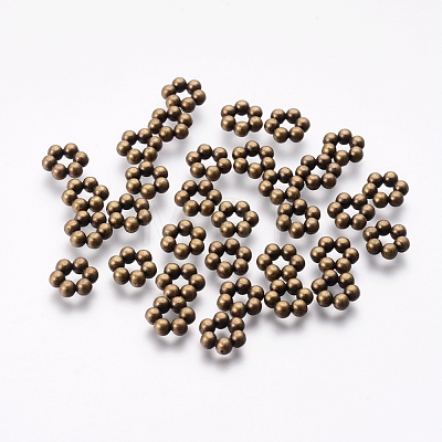 Tibetan Style Spacer Beads MLFH267Y-NF-1