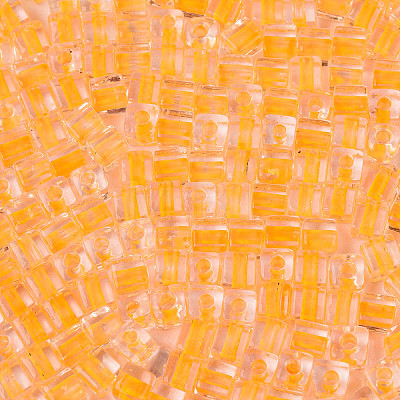 Transparent Inside Colours Glass Seed Beads SEED-T007-11G-1