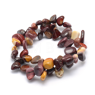 Natural Mookaite Beads Strands G-K220-50-1