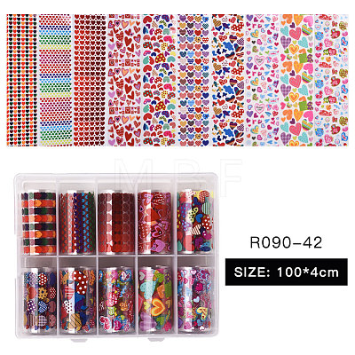 10rolls Nail Art Transfer Stickers MRMJ-R090-42-1