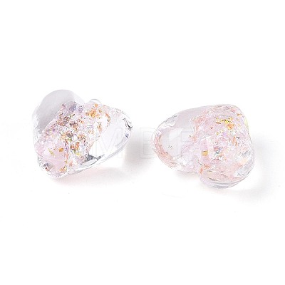 Handmade Foil Glass Beads FOIL-N029-09B-1