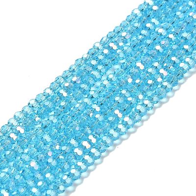 Transparent Glass Beads EGLA-A035-T3mm-B08-1