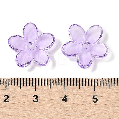 Transparent Spray Paint Glass Beads GLAA-Z011-07B-1