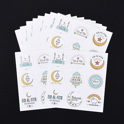 Lesser Bairam Theme Paper Stickers DIY-L063-A12-1