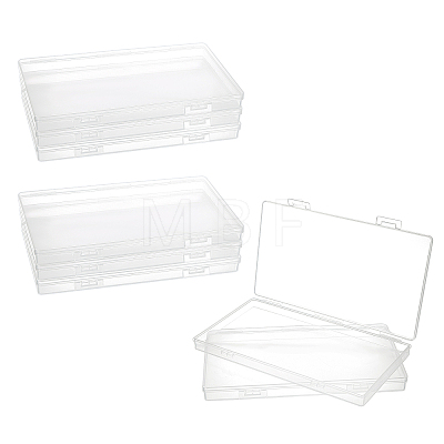 Transparent Plastic Bead Containers CON-FH0001-21B-1