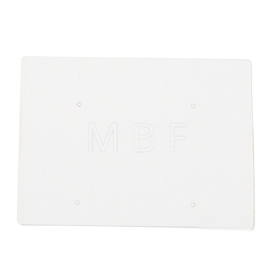 Rectangle Cardboard Jewelry Display Cards CDIS-P004-10-1