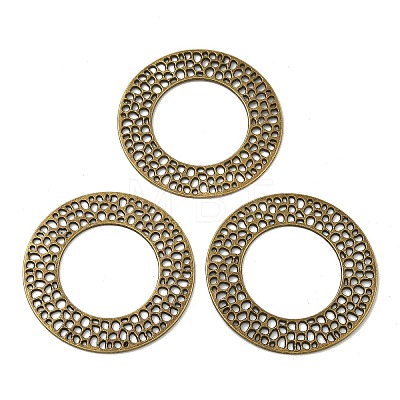 Tibetan Style Alloy Linking Rings X-TIBE-Q035-055AB-NR-1
