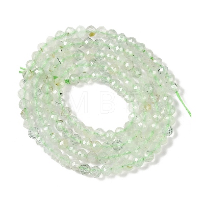 Natural Prehnite Beads Strands G-G139-A05-02-1